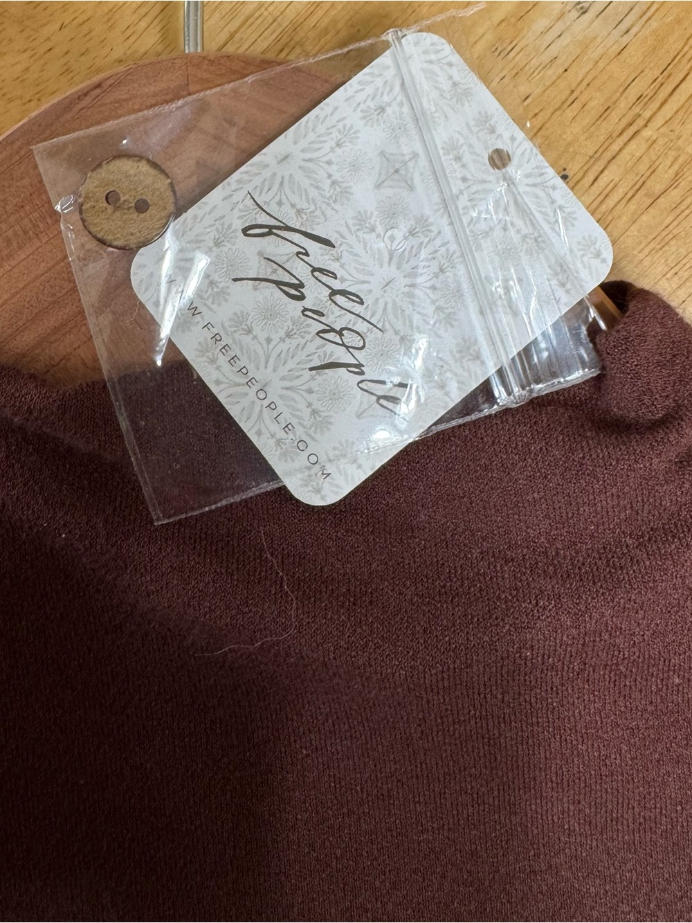 Free People Pescado Chocolate Brown Long-Sleeve Maxi Dress - Picture 6 of 6